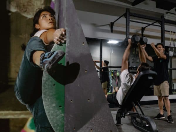 A Powerful Pair: Indoor Rock Climbing Plus a Fitness Facility