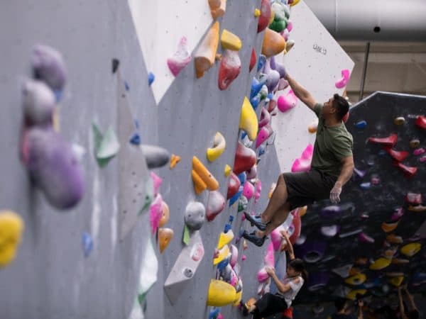 Man climbing