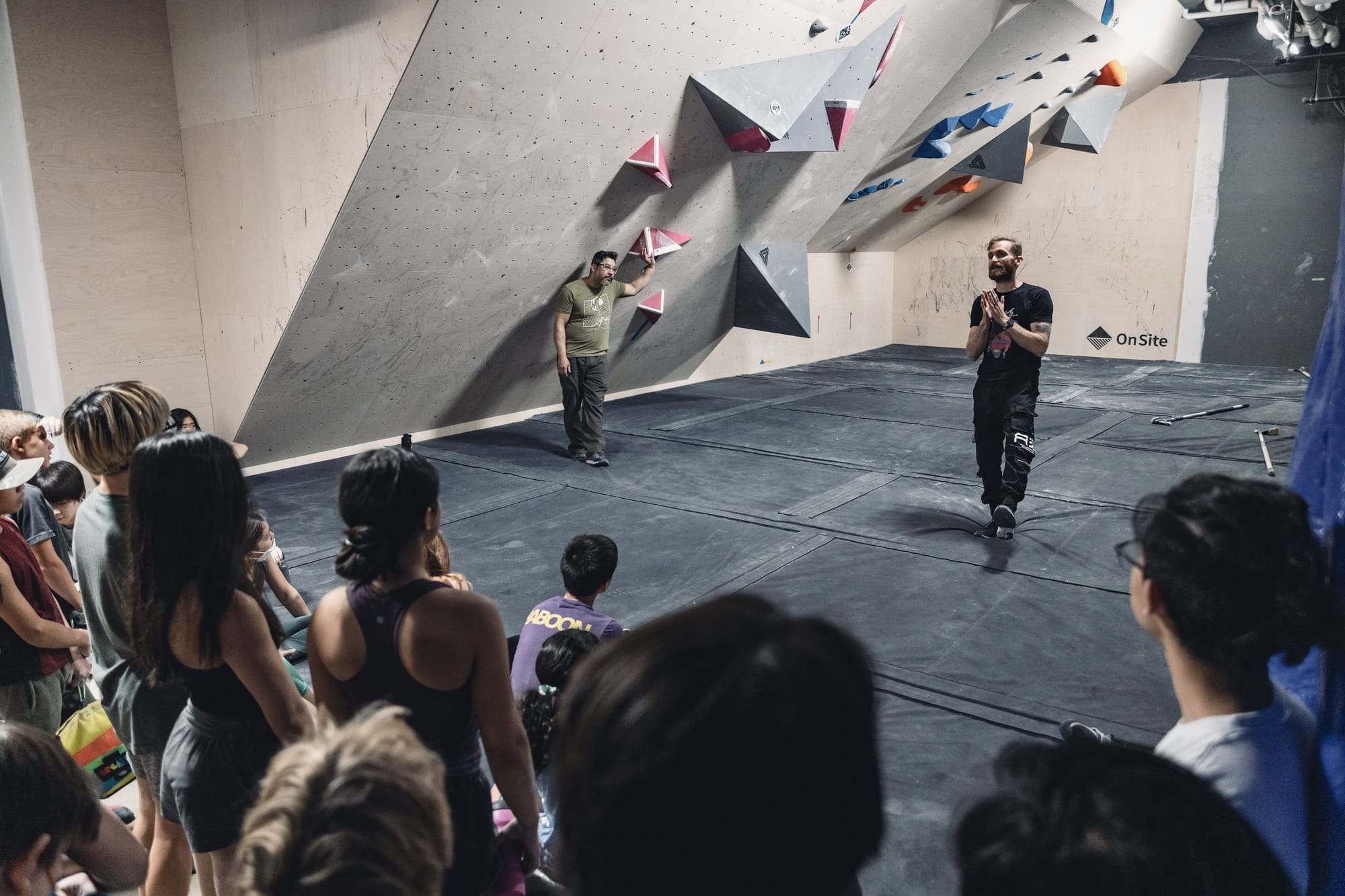 Method competitive team meeting with coaches